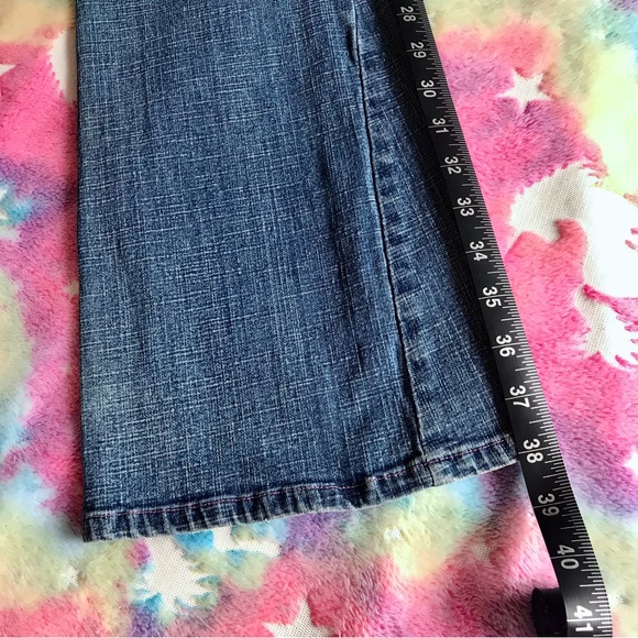 Vintage BONGO Authentic Boot Cut Jeans w/ Hot Pink Stitching - Picture 7 of 9